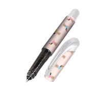 Online College Teckel - Stylo roller à cartouche d'encre - Pour droitiers et gauchers - Poignée ergonomique - Stylo roller de qualité supérieure - Cartouches d'encre standard - Avec cartouche