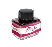 ONLINE Encre pink, pot à encre 15ml, encre de remplissage multicolore pour calligraphie, handlettering, encre d'écriture, encrier pour convertisseur, encre de recharge à base d'eau