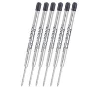 Online Lot de 6 recharges pour stylo à bille Parker - Format G2 - Épaisseur de trait B (large) - Pelikan, Faber-Castell etc, recharges internationales de grande capacité - Indélébiles - Couleur : noir
