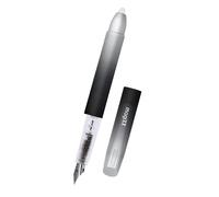 Online magiXX Dark Shadow stylo plume avec encre bleue effaçable et 1 cartouche magiXX pour écrire, effaçer et corriger en un seul geste, cadeau pour l'école et l'université