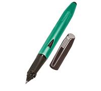 Online Roller à cartouches ergonomique - Switch Plus Vert - pour cartouches d'encre standard, rechargeable, avec stylus tip, convient pour droitiers et gauchers, pour filles/garçons/adultes