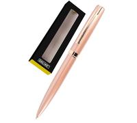 Online stylo à bille Eleganza │ stylo-bille en métal │ stylo à bille rétractable en coffret cadeau │ recharge remplaçable │ encre noire │ étui exclusif, cadeau parfait, couleur rosegold