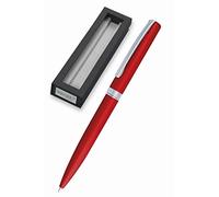 Online stylo à bille Eleganza │ stylo-bille en métal │ stylo à bille rétractable en coffret cadeau │ recharge remplaçable │ encre noire │ étui exclusif, cadeau parfait, couleur rouge