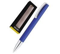Online Stylo à bille Vision Bleu, stylo rétractable en aluminium, avec recharge internationale medium, encre noire indélébile, mine rechargeable, en coffret cadeau