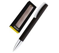 Online Stylo à bille Vision Noir, stylo rétractable en aluminium, avec recharge internationale medium, encre noire indélébile, mine rechargeable, en coffret cadeau