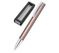 Online Stylo à bille Vision Rose, stylo rétractable en aluminium, avec recharge internationale medium, encre noire indélébile, mine rechargeable, en coffret cadeau