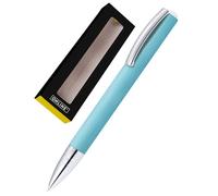 Online Stylo à bille Vision Turquoise, stylo rétractable en aluminium, avec recharge internationale medium, encre noire indélébile, mine rechargeable, en coffret cadeau