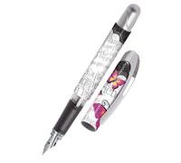 Online Stylo à encre College Butterfly │ stylo plume ergonomique pour l'école │ plume moyenne, partie soft grip │ pour cartouches d'encre standard │ rechargeable │idéal pour enfants
