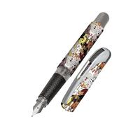 Online Stylo à encre College Chiens│ stylo plume ergonomique pour l'école │ plume moyenne, zone de préhension toucher soft │ pour cartouches d'encre standard │ rechargeable │idéal pour enfants