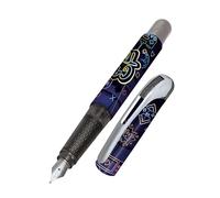 Online Stylo à encre College Game Time│ stylo plume ergonomique pour l'école │ plume moyenne, zone de préhension toucher soft │ pour cartouches d'encre standard │ rechargeable │idéal pour enfants