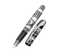 Online Stylo à encre College Manga│ stylo plume ergonomique pour l'école │ plume moyenne, zone de préhension toucher soft │ pour cartouches d'encre standard │ rechargeable │idéal pour enfants