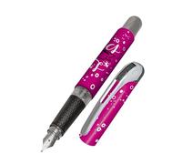 Online Stylo à encre College Pink│ stylo plume ergonomique pour l'école │ plume moyenne, zone de préhension toucher soft │ pour cartouches d'encre standard │ rechargeable │idéal pour enfants