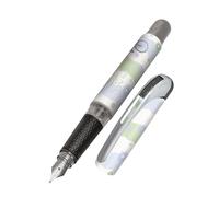 ONLINE Stylo à encre College Vélo│ stylo plume ergonomique pour l'école │ plume moyenne, zone de préhension toucher soft │ pour cartouches d'encre standard │ rechargeable │idéal pour enfants
