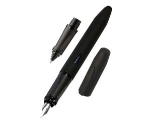 Online Stylo à encre Switch Starter Nero, Set stylo plume et roller ergonomique pour l'école, idéal pour débutants, enfants, élèves, partie soft grip, cartouches d'encre standard