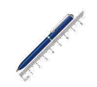 Online stylo bille Mini Portemonnaie Bleu, rétractable, recharge standard D1 bleu, indélébile, petit stylo à bille - seulement 8 cm