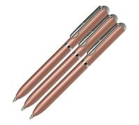 Online stylo bille Mini Portemonnaie Rosé, rétractable, recharge standard D1 bleu, indélébile, petit stylo à bille - seulement 8 cm