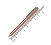 Online stylo bille Mini Portemonnaie Rosegold, rétractable, recharge standard D1 bleu, indélébile, petit stylo à bille - seulement 8 cm