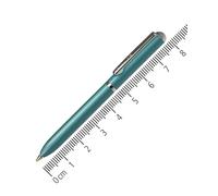 Online stylo bille Mini Portemonnaie Turquoise, rétractable, mine recharge standard D1 encre bleue, indélébile, petit stylo à bille - seulement 8 cm