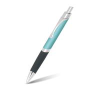 Online stylo bille Sporty Magic Blue, aluminium, rétractable, recharge internationale de grande capacité, indélébile, écriture bleue, clip métallique