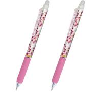 Online stylo gel effaçable magiXX Fleurs | Stylo à encre gel thermosensible effaçable bleue | stylo roller rechargeable avec gomme | pointe moyenne | idéal pour apprendre à écrire, école