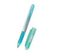 Online stylo gel effaçable magiXX Turquoise | Stylo à encre gel thermosensible effaçable turquoise | stylo roller rechargeable avec gomme | pointe moyenne | idéal pour apprendre à écrire, école