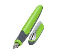 Online Stylo plume Air Vert de haute qualité au design triangulaire ergonomique, plume iridium M, rechargeable avec cartouche d´encre Kombi ou Standard y compris cartouche d´encre bleue