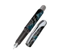 Online Stylo plume College Black Dragon | Édition spéciale Best of 35 | Stylo plume à encre pour droitiers, corps ergonomique | Plume en iridium de haute qualité | Cartouche combinée bleue incluse