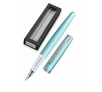 Online stylo-plume Eleganza │ stylo en métal │ plume en iridium M │ convient aux cartouches d'encre standard ou convecteur │ boîte cadeau | couleur turquoise