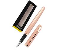 Online stylo-plume Eleganza │ stylo en métal │ plume en iridium M │ convient aux cartouches d'encre standard ou convecteur │ boîte cadeau | couleur rose