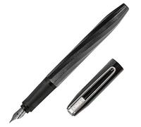 Stylo Plume - Noir - Pointe Moyenne - Rechargeable - Ergonomique - Online