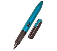 ONLINE Stylo plume ergonomique - Switch Pétrole - plume M (moyenne), pour cartouches d'encre standard, rechargeable, avec stylus tip, convient pour droitiers et gauchers, pour filles/garçons/adultes