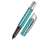 Online Stylo roller à cartouches Campus Feel Diamond Turquoise, magic ball technique, pour gauchers et droitiers, ergonomique, pour cartouches d'encre standard, pour l'école et la vie quotidienne