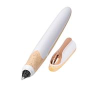 Online stylo roller ergonomique Air Rose │ pour l'école et le lycée │ poignée souple pour gauchers et droitiers │ cartouches d'encre standard, rechargeables, couleur bleue │ stylos pour étudiants