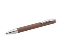 Online Vision Stylo-Bille Rétractable En Boite Cadeau Aluminium Bronzé Avec Certificat Cognac