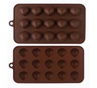 Onlineforu LTD Moule à chocolat en silicone en forme de coquillage - Plaque de cuisson flexible anti-adhésive pour bonbons, cire, gelée, glace, mini gâteaux - Sans BPA, réutilisable, passe au four et