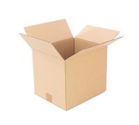 ONLY BOXES AMA621 Lot de 25 boîtes de rangement en carton pour envoi, boîtes de déménagement canal simple renforcé, boîte de rangement, dimensions 30 x 25 x 25 cm, boîtes en carton polyvalentes