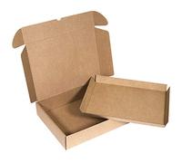 ONLY BOXES, Lot de 10 boîtes avec plateau amovible de restauration, événements, boîte en carton kraft, taille M (AMA506)