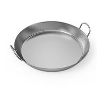onlyfire 44.5 cm Poêle Ronde en Acier au Carbone pour Barbecue, Plat à Paella Polyvalent avec Poignées, Idéal pour Saisir, Frire et Mijoter sur Grils à Gaz ou Charbon, Robuste et Haute Température