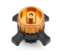 onlyfire Adaptateur de Cartouche de Gaz, Adaptateur Bouteille pour Cartouches de Gaz Easy-Click/CV Passage de la Fermeture à Baïonnette au Raccord Fileté 7/16", Doré