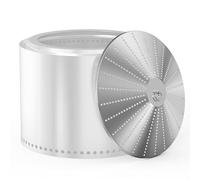 onlyfire Adaptateur de Granulés pour Solo Stove Bonfire et Summit 19.5 Pouces - Brûleur de Pellets en Acier Inoxydable 430 pour Braseros sans Fumée de 50 cm, Design Conique pour Flux d'air Optimisé
