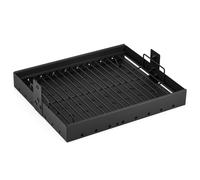 onlyfire Bac à Charbon pour Barbecue Réglable 38.5-73 cm, Plateau à Charbon Rectangulaire en Acier, Foyer et Bac à Cendre avec Grille, Pièce de Rechange pour Tepro Toronto, Taino Hero XL, Activa