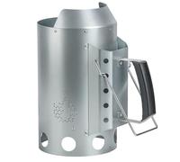 onlyfire Cheminée d'allumage en Acier Galvanisé, Rapidfire Starter - BBQ Accessoire pour Barbecues à Charbon Ø 47 cm et +, Allume-feu avec Deux Poignées, 32cm de Hauteur, Remplacement pour Weber 7416