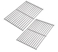 onlyfire Grille de Cuisson de 41,5 x 27,6 cm pour Barbecue à Charbon et Gaz | 2 Grilles de BBQ en Acier Inoxydable pour Barbecues Tepro Toronto et Autres, Faciles à Nettoyer