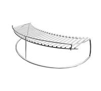 onlyfire Grille de Maintien au Chaud Arquée pour Kamado et Kettle | Rehausse Suspendue Périphérique en Inox, Grille de Réchauffement Arquée pour Barbecue au Charbon Standard