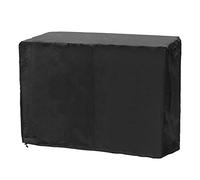 onlyfire Housse de Protection pour Chariot de Plancha, 132 × 56 × 92 cm | Bâche 600D PVC pour Grande Desserte Extérieure, Imperméable, Anti-UV, avec 2 Cordons, Poignées et Aérations