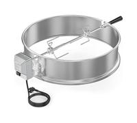 onlyfire Kit Rôtissoire Électrique pour Barbecue Weber 57 cm, Argenté