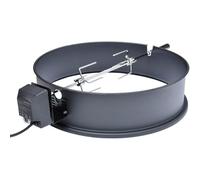 onlyfire Kit Rôtissoire Électrique pour Barbecue Weber 57 cm, Noir