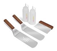Onlyfire Multi-usages Grill et la spatule à Frire Set Fits pour Blackstone Grill, Chef de Camp Gril Plat et Autres Grills