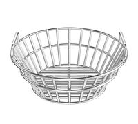 onlyfire Panier à cendres en charbon de bois pour œufs verts de taille moyenne, support de charbon de bois en acier inoxydable avec poignées, accessoires de barbecue pour une meilleure circulation de