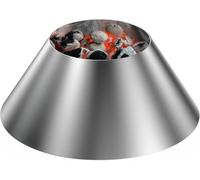 onlyfire Panier à Charbon en INOX pour Weber, Kamado Joe et Big Green Egg - Char-Basket Vortex pour Weber Kettle 57 et 67 cm - Accessoire pour Barbecue à Charbon et Fumoir Weber